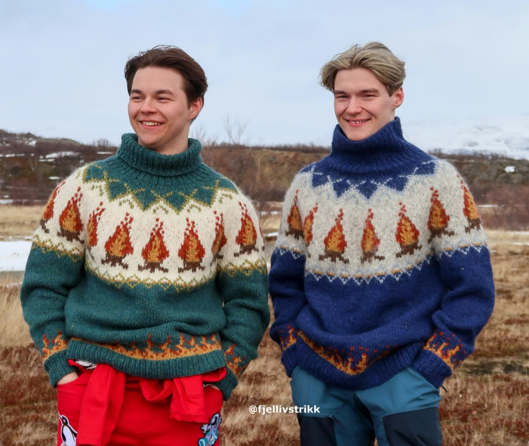 Bålgenseren - tykk utgave - Strikkeoppskrift
