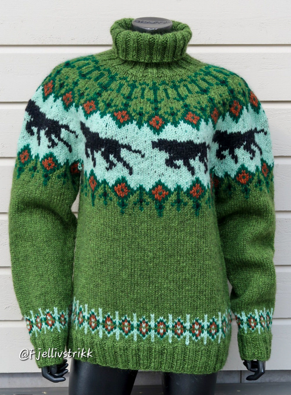 Jakthundgenseren Pointer- Strikkeoppskrift