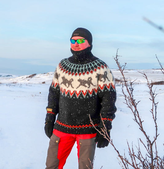 Polarhundgenseren - tykk utgave - Strikkeoppskrift