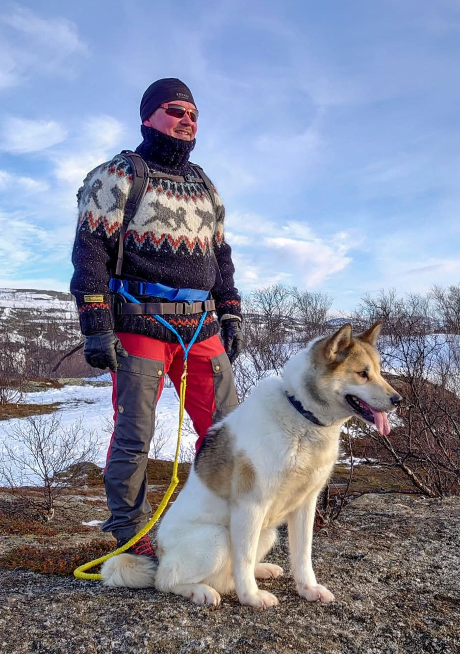 Polarhundgenseren - tykk utgave - Strikkeoppskrift